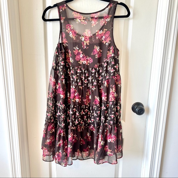 URBAN OUTFITTERS Kimchi Blue Prairie Rose Babydoll Boho Dress—SZ. Small - Picture 11 of 14